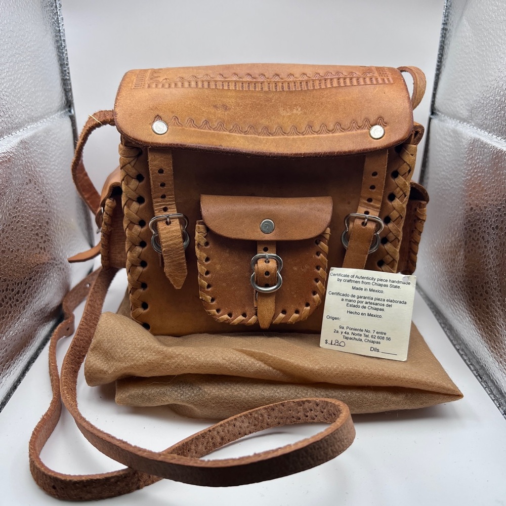 Handcrafted Leather Crossbody Bag